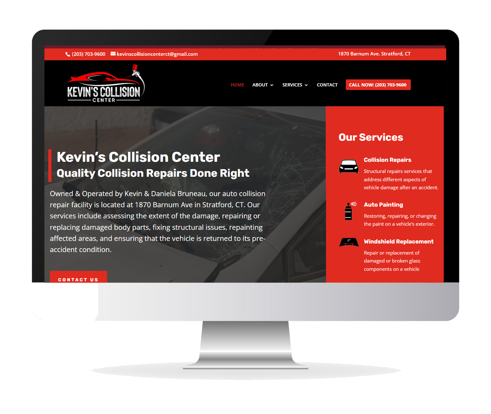 Website Design for Automobile Repair Centers